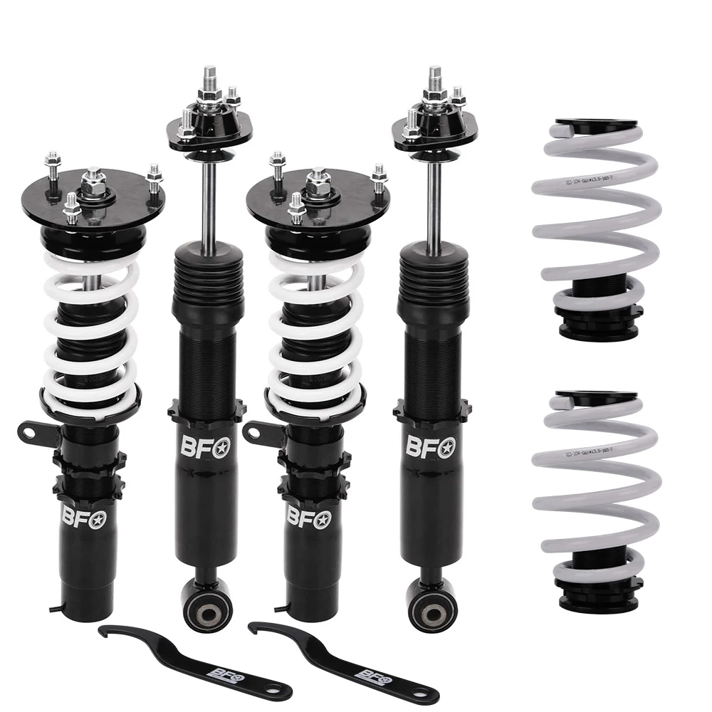 Coilover Kit For BMW E46 3 Series Convertible 330ci 325ci 323ci 320cd Twin tube Adj Height Full Coilovers Shock Absorbers