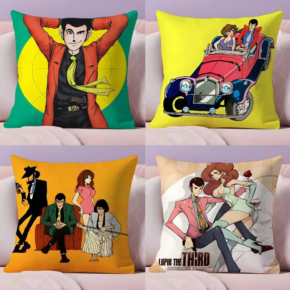 

Lupin the Third anime Pillow Case Pillowcase Ultra Soft Skin Friendly Fabric Cloud Like Comfort & Concealed Zipper