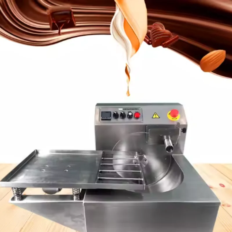 Bestseller Stainless Steel Continuous 1.8KW Tempering Machine Chocolate Easy to Operate 500*500*830mm
