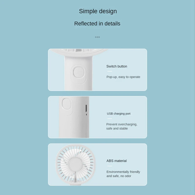 Миниатюрный USB-вентилятор, перезаряжаемый портативный вентилятор, ленивый, для путешествий, покупок, охлаждающий, для дома и автомобиля, воздушный охладитель