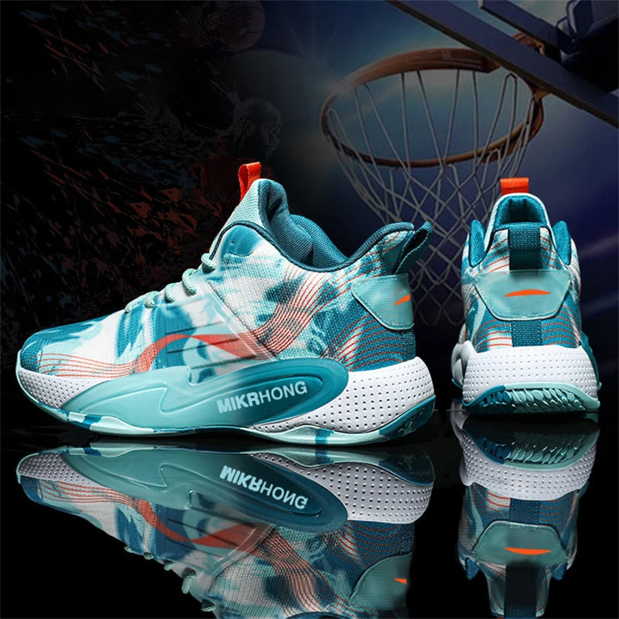 Sneakers shoes Men Basketball shoes Breathable Antiskid Casual Sports Shoes Training Athletic Youth Student Basketball shoes