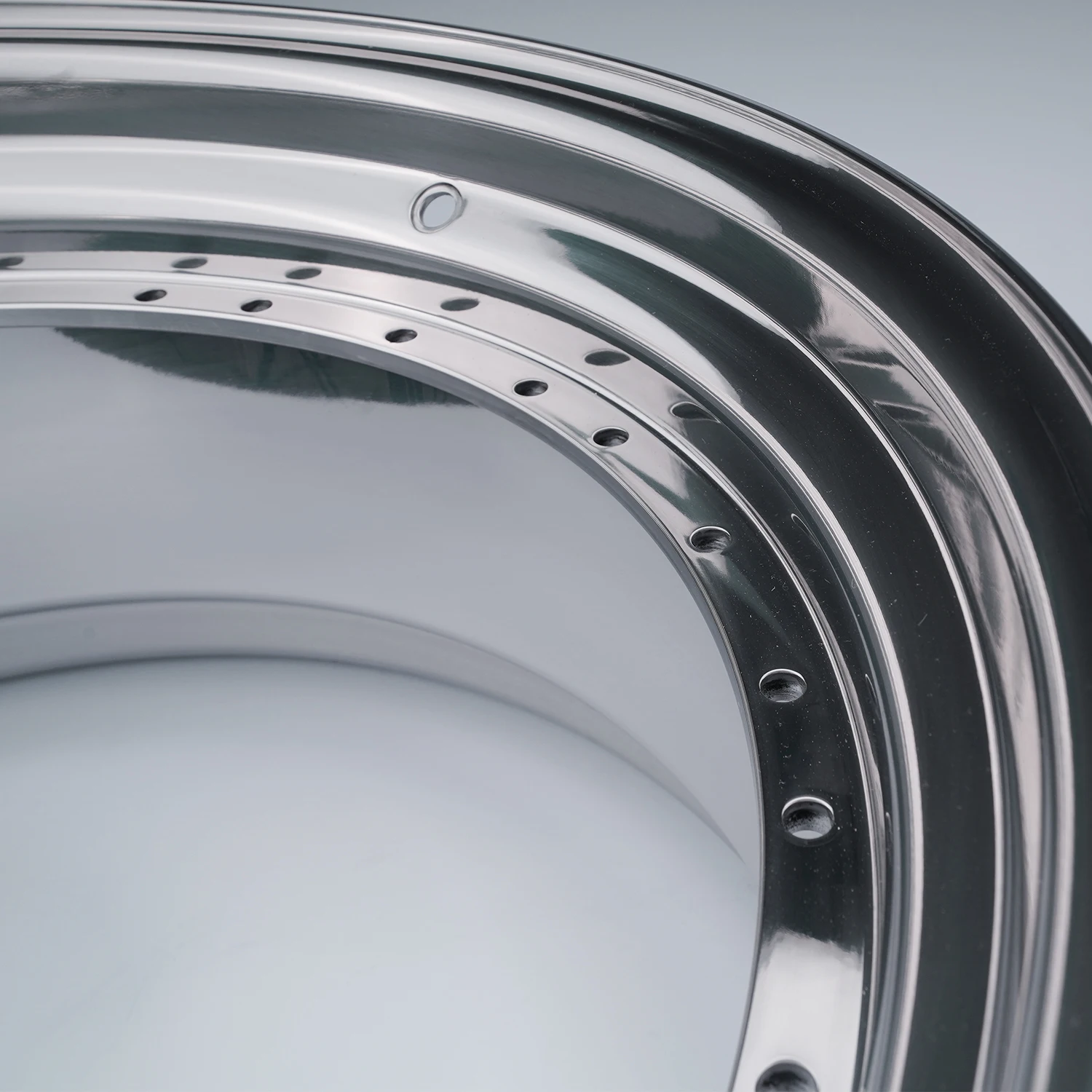 Custom New Bright Aluminum Alloy 6061 T6 2 Piece Forged Wheel Blanks 26 Inch European Soft Lip Wheel Inner Barrel Ring for