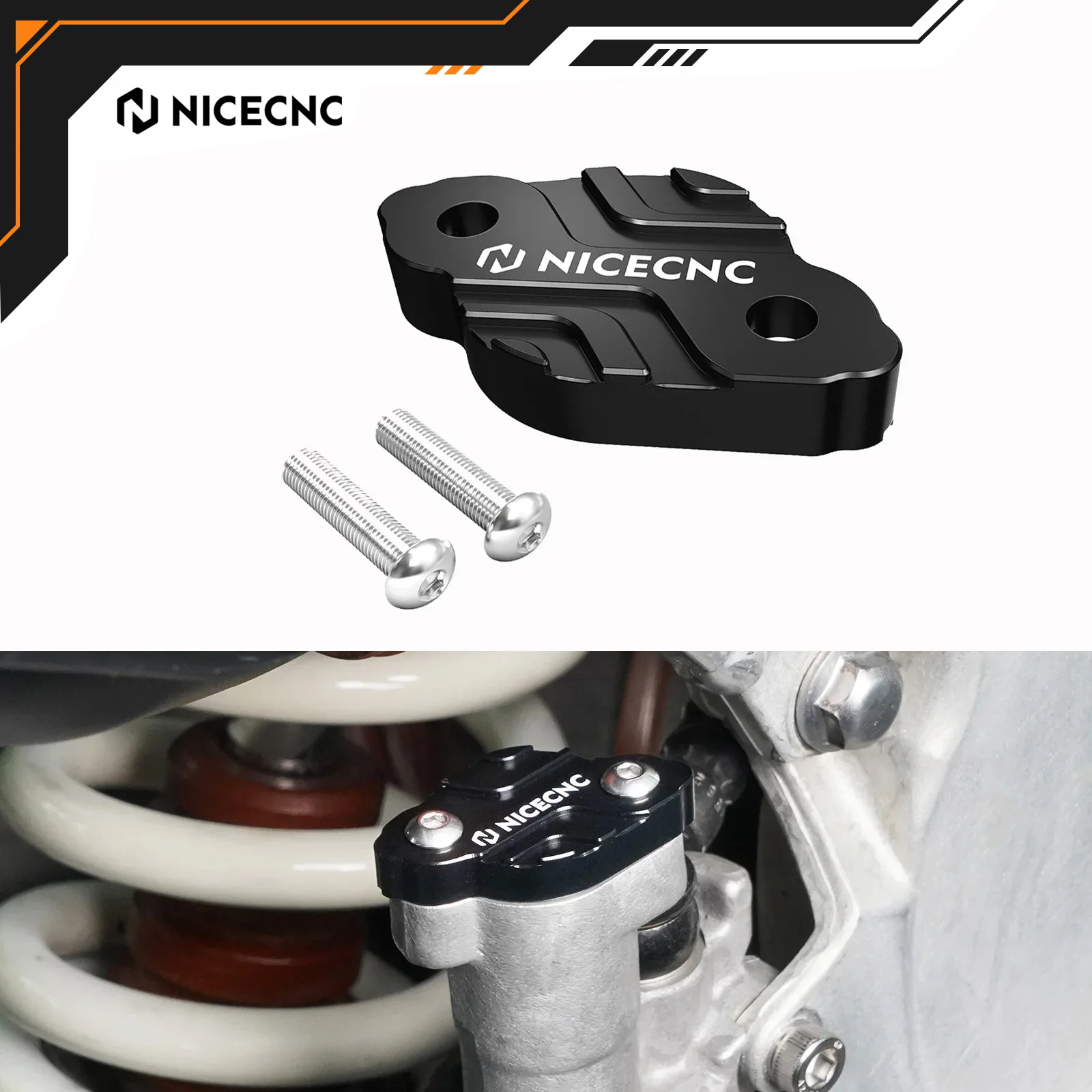 NICECNC Rear Brake Fluid Reservoir Cover Cap For Yamaha YZ125 YZ250 YZ250F YZ450F YZ450F 2003-2023 YZ 125X 250X 250FX YZ450FX