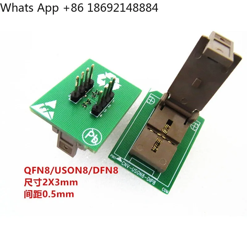US8/DFN8/N8/DFN8/WS8 aging test socket, test seat, burning seat, programming