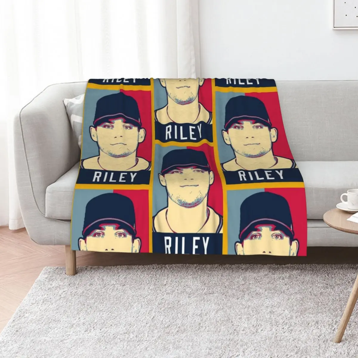 Austin Riley Artwork Throw Blanket Sofa Summer manga Luxury St blankets ands Weighted Blankets