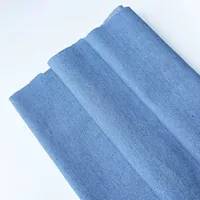 Vintage Cotton Blue Denim Fabric Light Thin Soft Cloth for DIY Dolls Clothing Jeans Dress Bag Cap Apron Crafts Manual Material 6