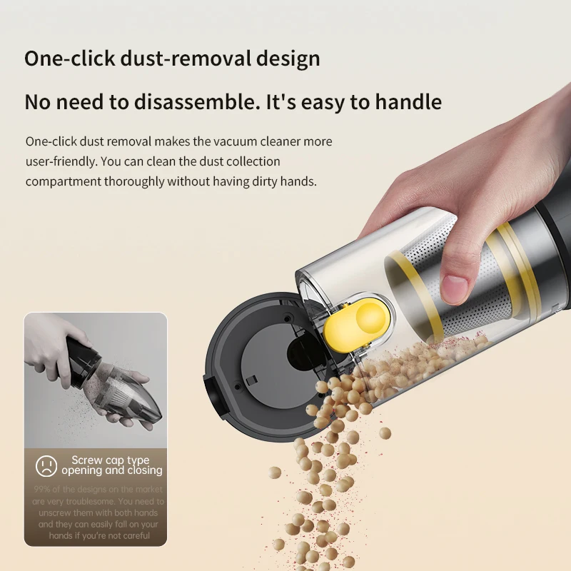 Purerobo aspirador de pó portátil sem fio sopro/sucção/bomba/inflar 4 em 1 1 chave para derramar poeira aspirador de pó portátil sem fio para carro