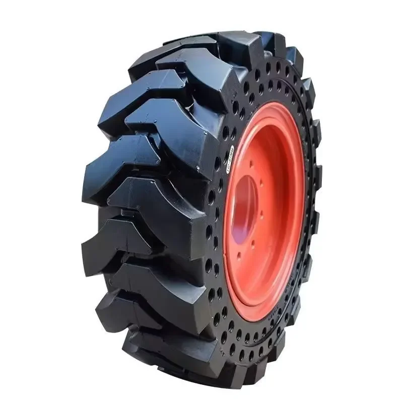for  New Solid Tire  Engineering Construction 30x10-16 10-16.5 12-16.5 Skid Steer Loader Tire with