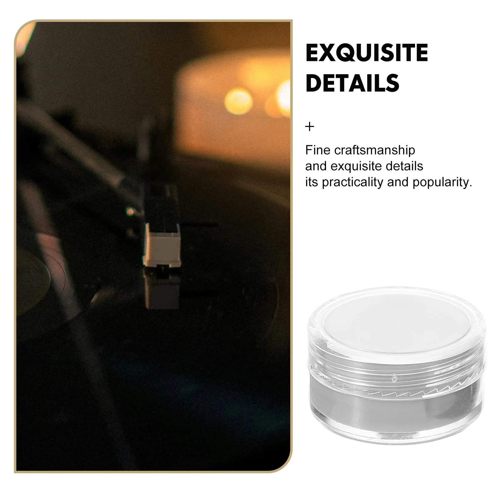 

Stylus Cleaner For Record Needles Turntable Dust Cleaning Gel Cartridge Needle Cleaning Tool Vinyl Record Player Accessory