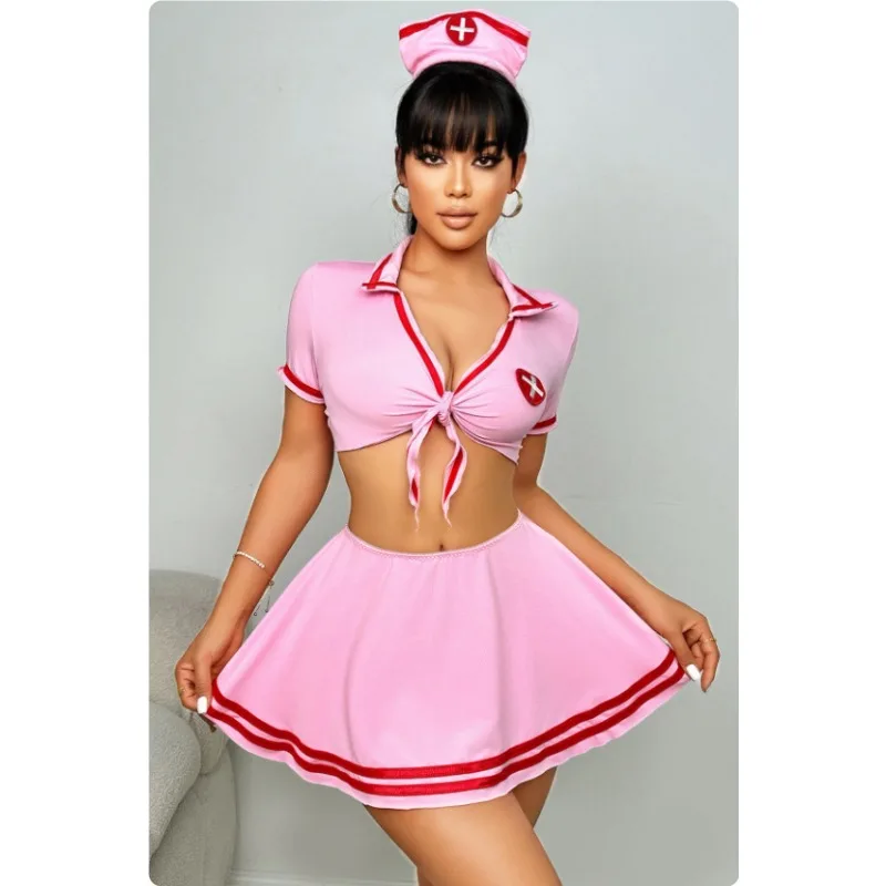 

S-XL Sexy Nurse Uniform Erotic Underwear Cosplay Female Nurse Costume Game Uniform Role-playing Nurse Attire