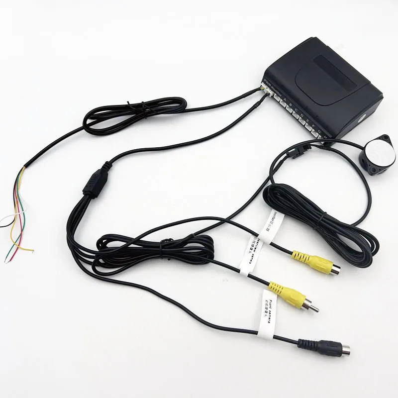 Dual-core Car Parking Sensors 8 Redars Visual control box (need to connect 2 camera and monitor) Parktronic System