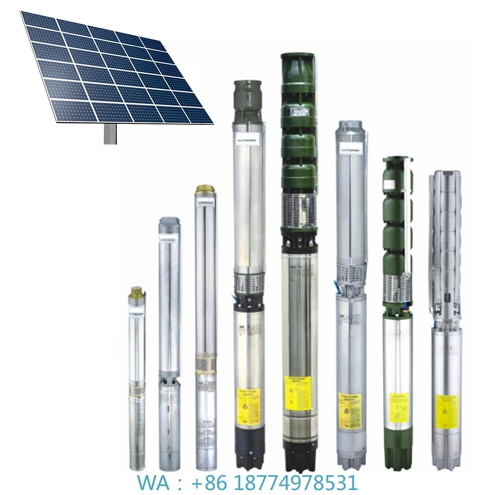 

Насос Погружной солнечный насос Система 5-дюймового солнечного насоса Производитель переменного и постоянного тока Глубокая солнечная вода
