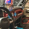 TVYVIKJ LED 자동차 내부 앰비언트 라이트, BAIC 모터 BJ40 전면 벤트 입구 앰비언트 라이트, 앱 제어, 64 색 멀티 모드 변경 4