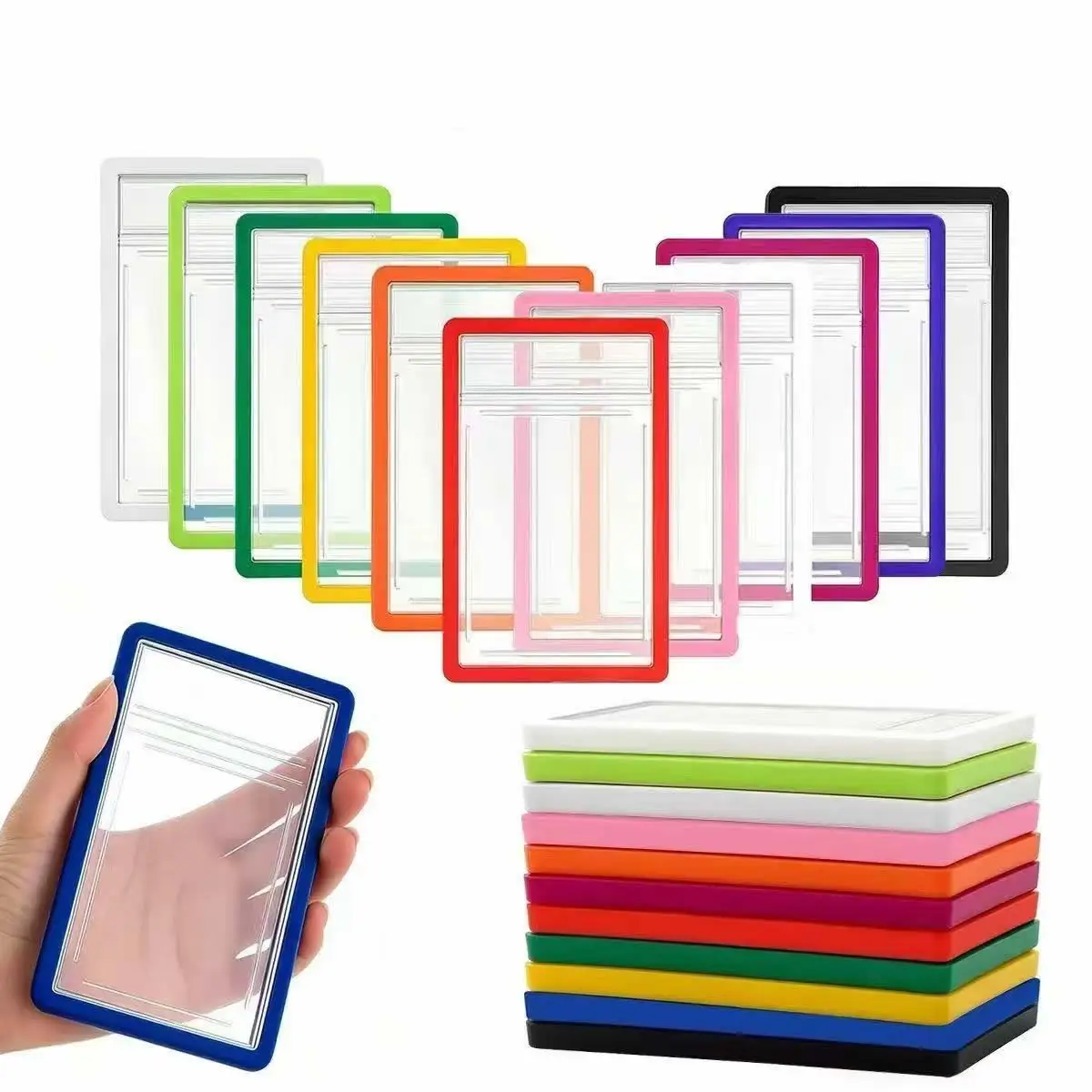 Silicone Bumper Case Guard Protector Display Sleeves Skin For PSA 35PT Graded Card Slab Sports Trading Game Cards Storage Holder
