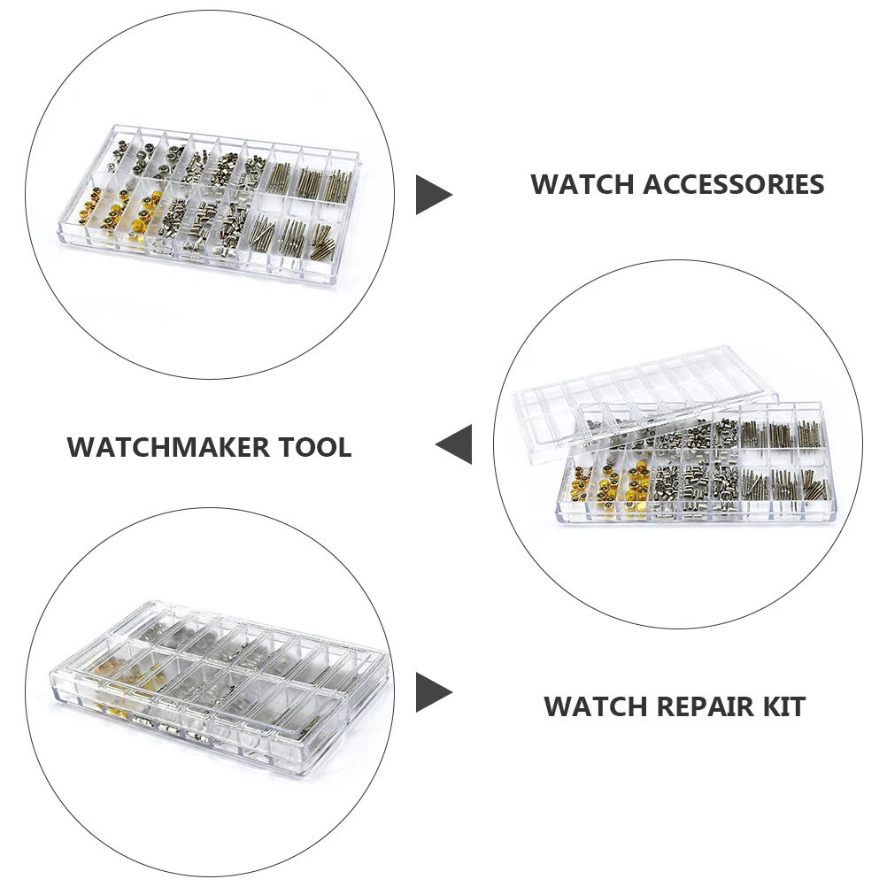 

Watch Repair Kit Watch Accessories Clockwork Repairing Durable Plastic Metal Material Practical Watches Removal Tool