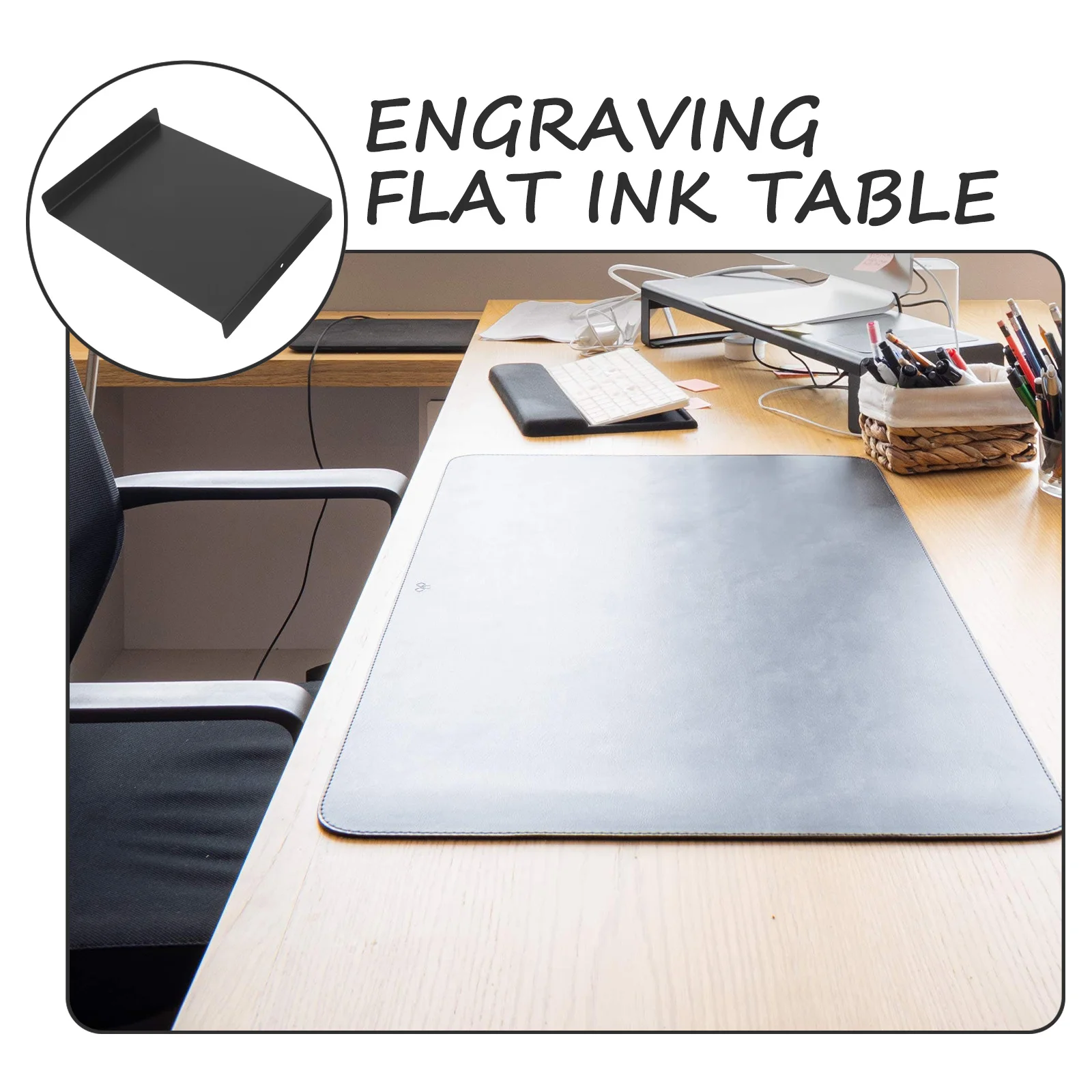 Printmaking Board Metal Printing Plate for Flat Ink Printing and Engraving Wall-Hangable Portable Art Studio Organizer Creative