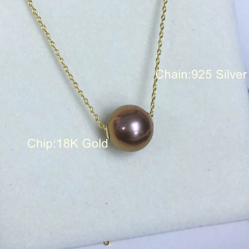 

Minimalism 925 Sterling Silver Chain Necklace for Women Classic Simple Freshwater Pearl Pendant Jewelry Birthday Gift for Girls