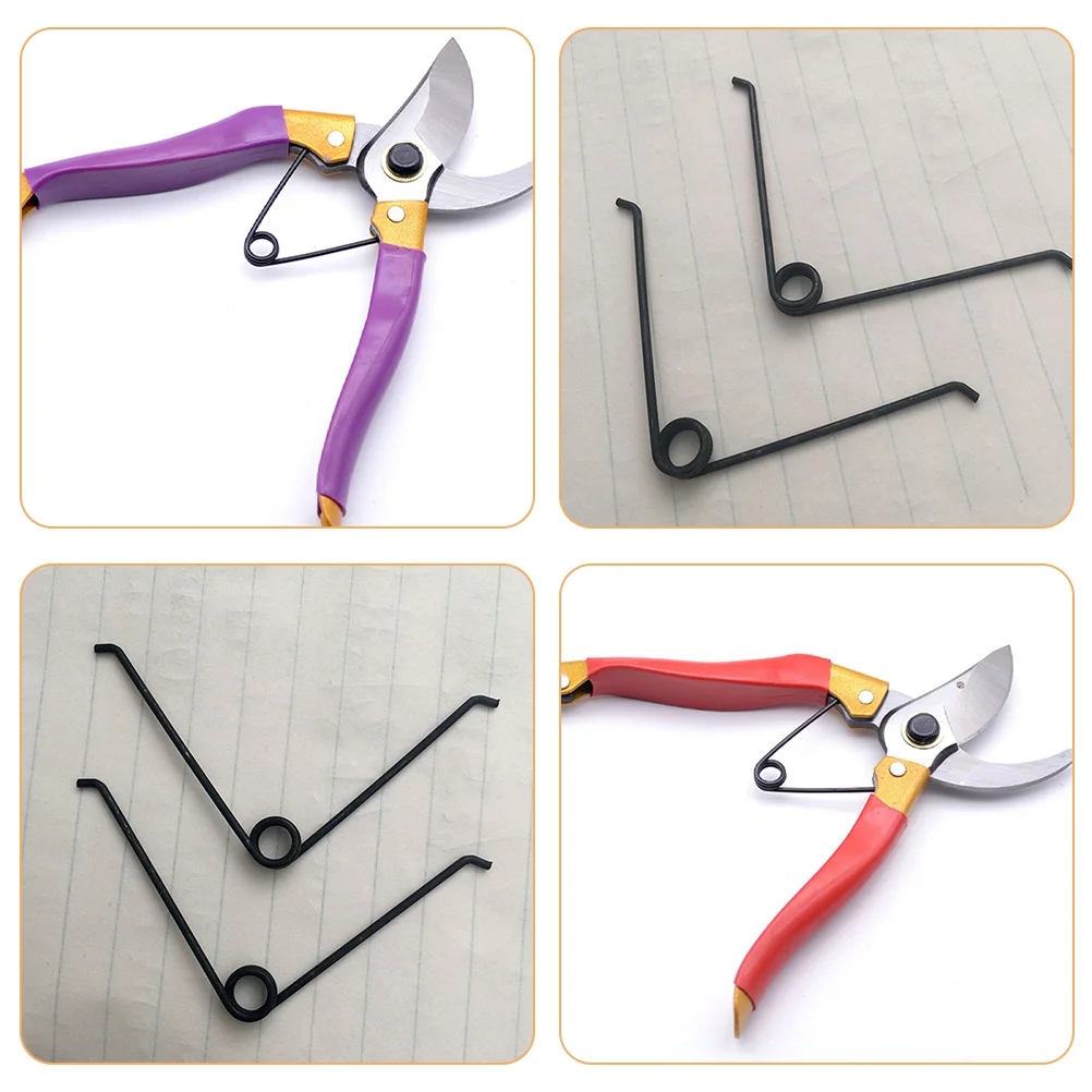 10 Pcs Branch Shears Gardening Springs Handheld Pruners Trimming Steel Suede Shoes Accessories Stainless Tree Replacement Chain