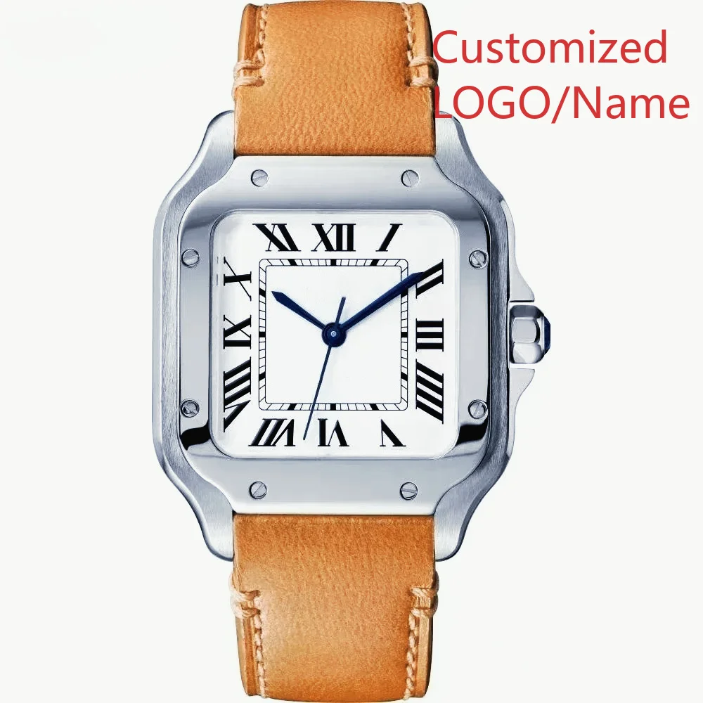 A1212 35 mm, 40 mm Unisex Square Automatic Mechanical Watch  Sapphire Crystal, 904L Customized Watches