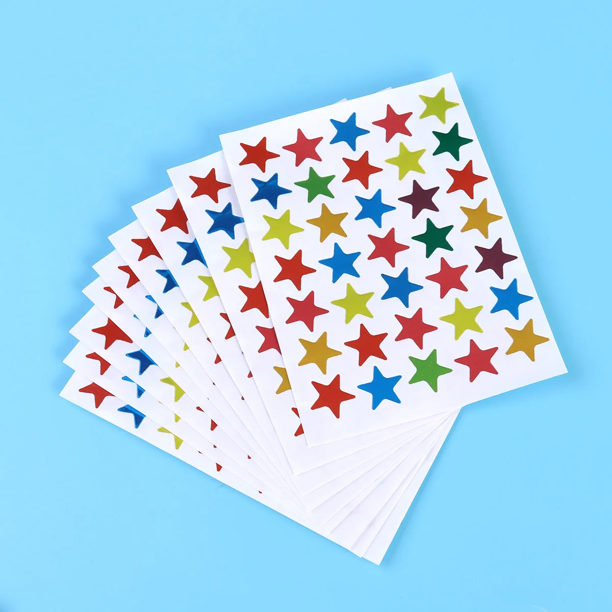 

30 Sheets Reward Stickers Self Adhesive Gold Star Silver Stars Metallic for Kids Decorations Classroom