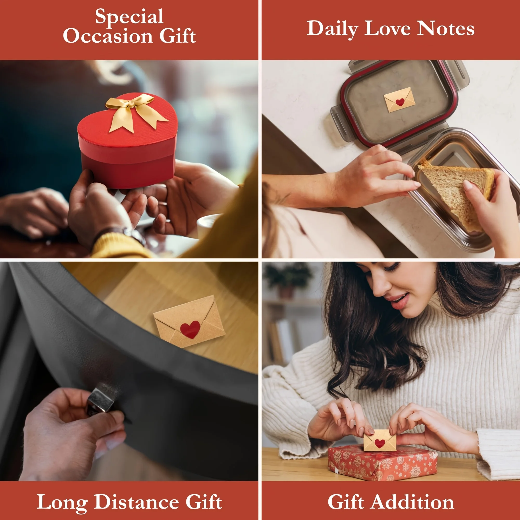 30pcs Mini Envelopes with Heart Stickers Love Notes Cards for Weddings Valentine's Day Romantic Gifts for Boyfriend Girlfriend - view 6
