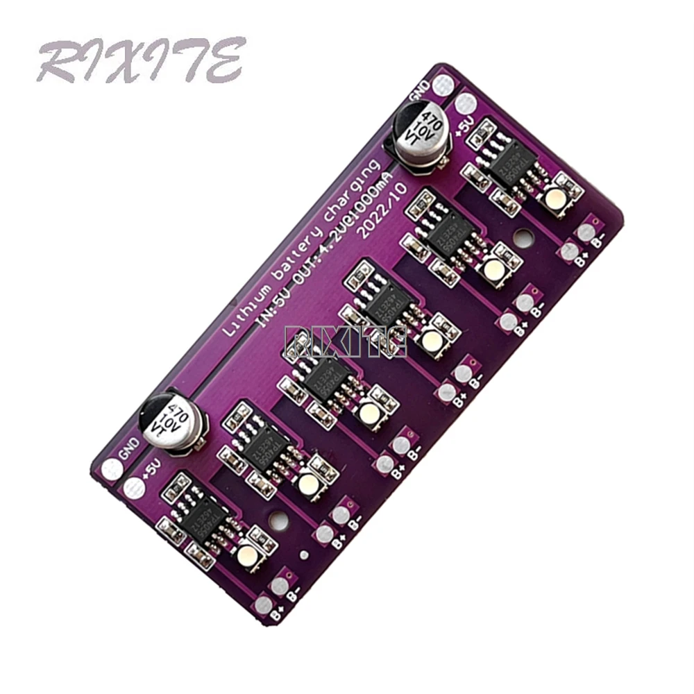 Charging Module PCB Circuit Board Charger Array 5V Input For 18650 4.2V Lithium Battery Electric Scooter Accessories