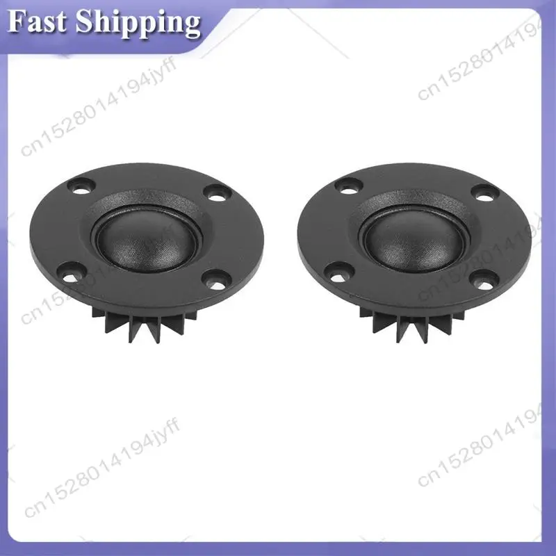 

-ABDH 20Pcs 6Ω 30W Black Silk Film Soft Dome Tweeter Speaker Unit