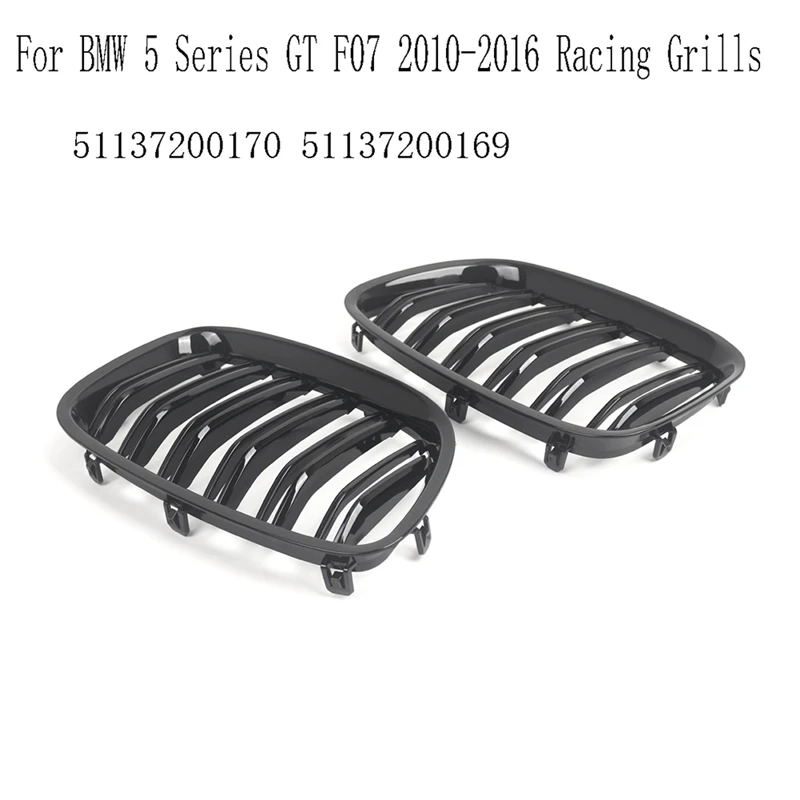 

2 шт. передняя решетка почек гоночные грили для BMW 5 серии GT F07 2010-2016 51137200170 51137200169