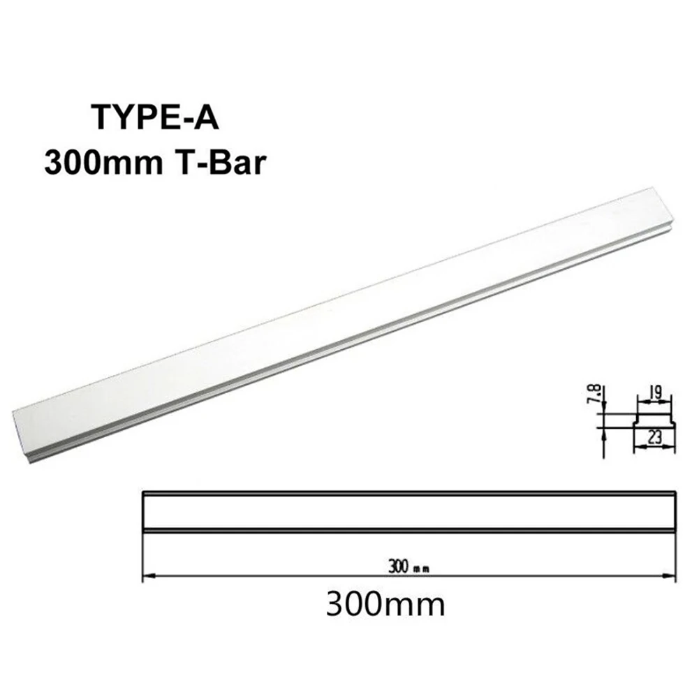 DIY Projects 450mm Aluminum Alloy Slider T-track Slider For Table Saw Accessory Compact Design Daily Use Durability
