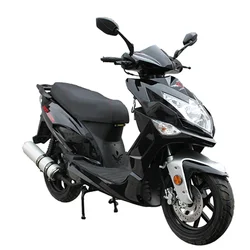 New High Powerful 50 100 150cc 4 Stroke Mini Gas Scooter Gasoline Motorcycle For Sale