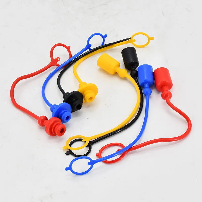 

Set of 4 Hydraulic Quick Disconnect Couplings Dust 34 Inch Male Female Plastic Protective Covers for Hydraulic Use