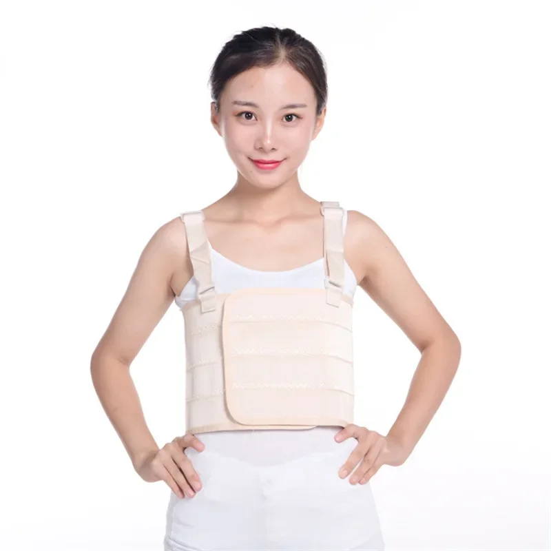 Waist Support Belt Strap Type Full Elastic Rib Belt Fracture Fixation Protector Adjustable Rehabilitation Nursing Sternum Belt