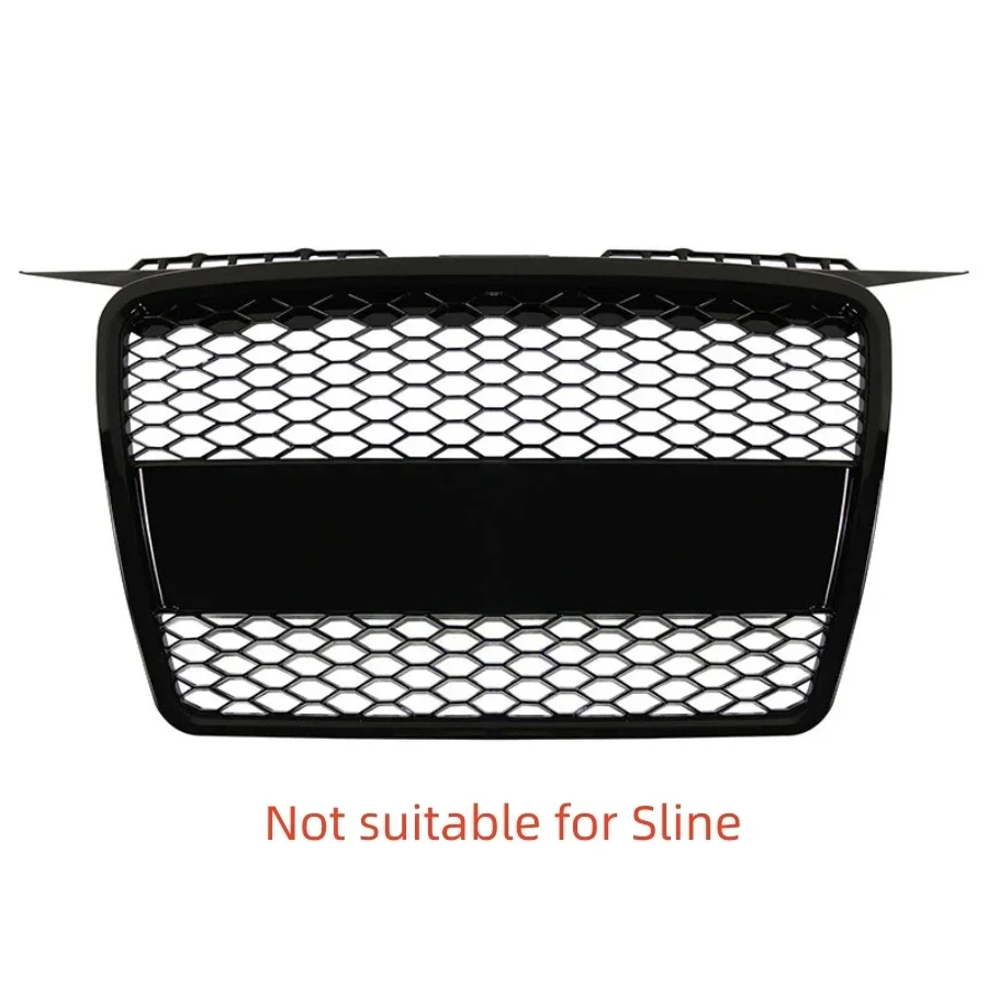 Car Front Bumper Grille Grill for Audi RS3 for A3/S3 8P 2005 2006 2007 2008（Refit for RS3 Style）Car Accessories tools