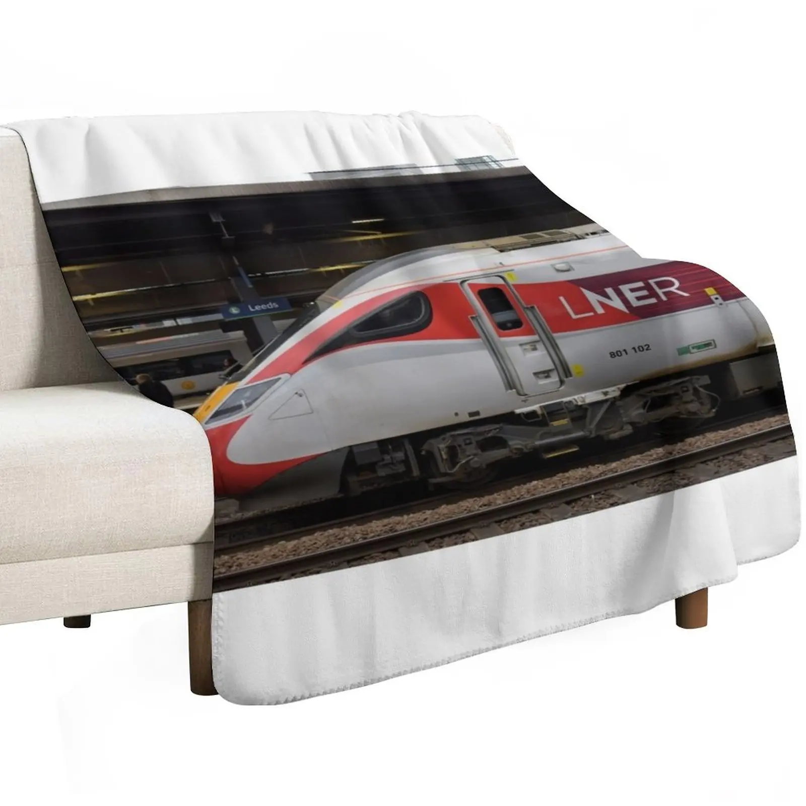 LNER Azuma high speed train Throw Blanket Quilt Luxury warm for winter Tourist Custom Hair Blankets