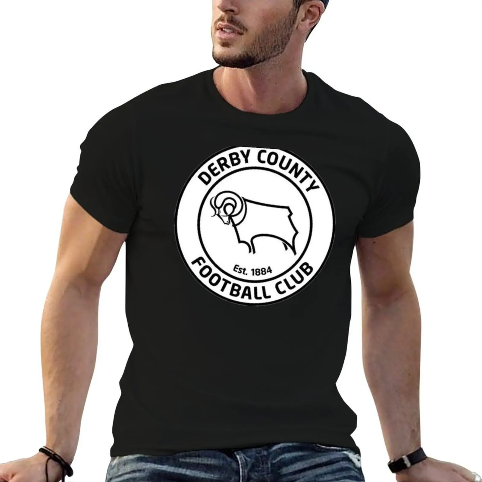 

White lamp County T-Shirt cotton t shirts high quality t shirts with prints T-Shirt