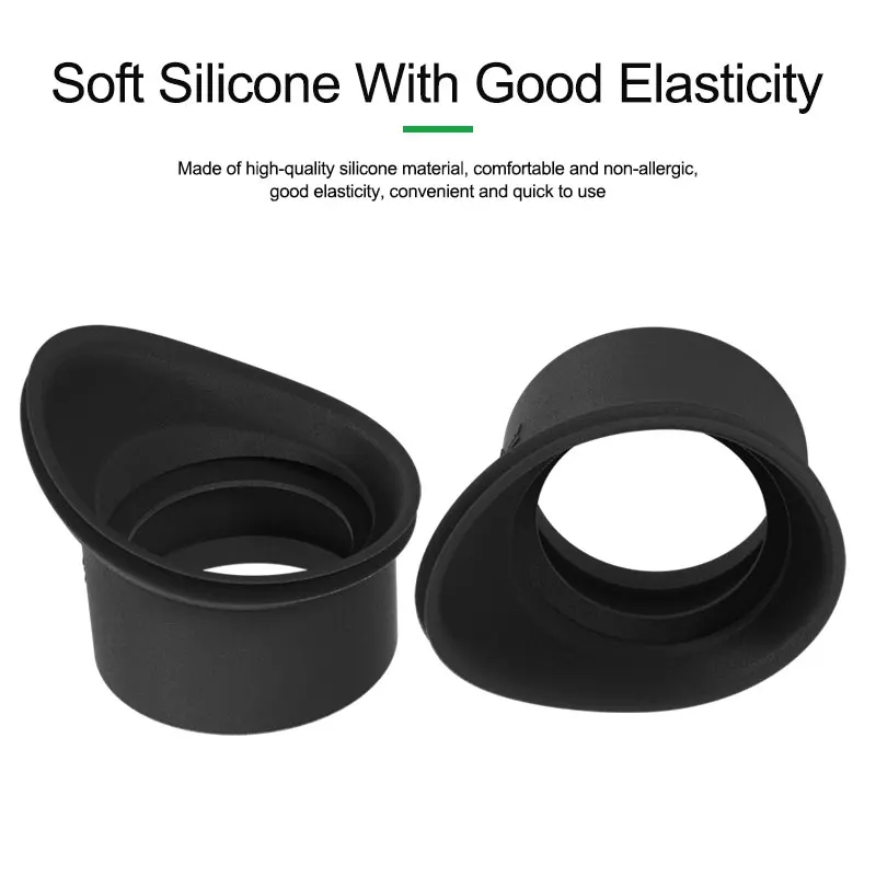 RELIFE M-26 Stereo Microscope Rubber Eyepiece Cover Guards For Stereo Microscope Monocular Binocular Eyepiece Protection Shield image 4