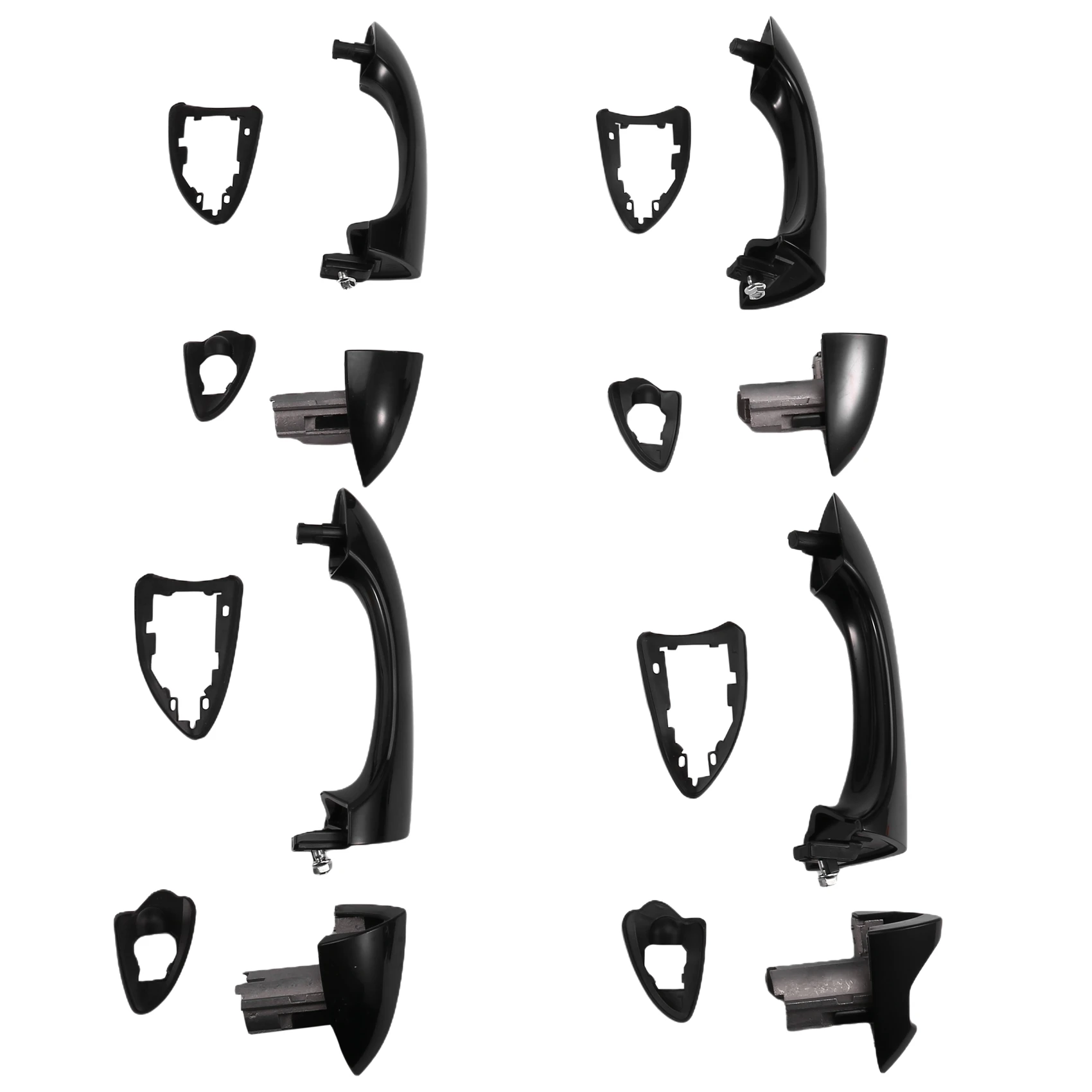 

Superior-1Set Front Rear Left Right Exterior Door Handle Kit For BMW X5 E53 2000-2006
