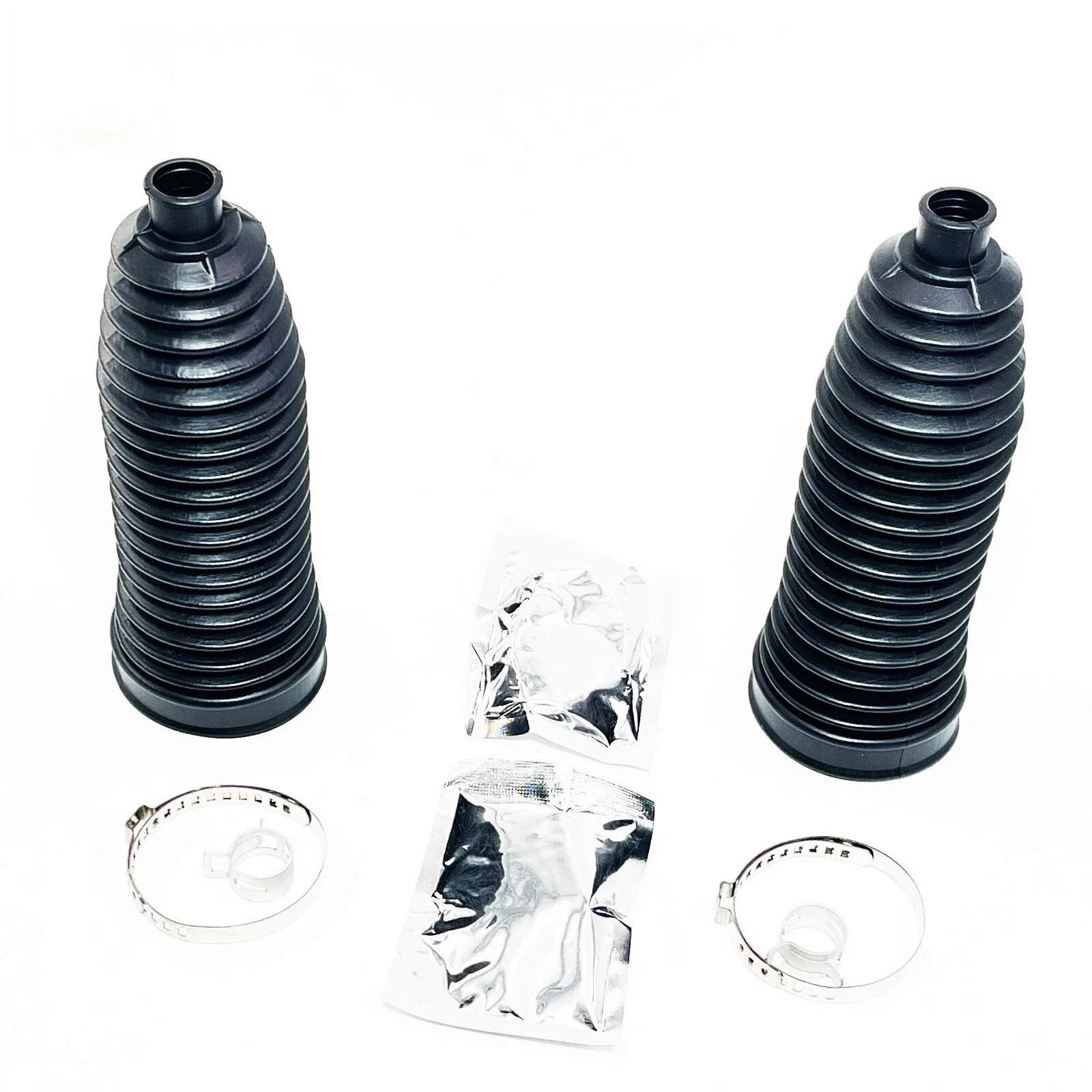 L&R Steering Bellow Set Front 2pcs For BMW 745Li 750i 750Li 760i 760Li Alpina B7 X3 X5 M5 M6 528xi 530xi 535i 530i 535xi 528i