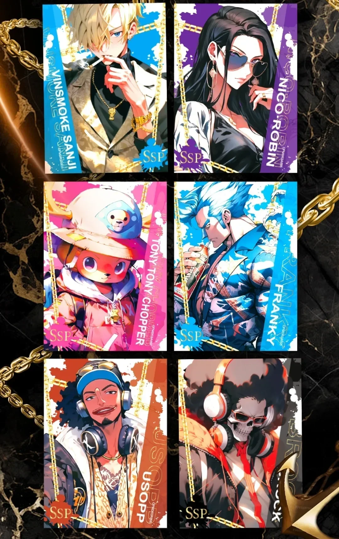 New One Piece Micah Series Card Luffy Zoro Sanji Ace Rare Animation Character Collection Card Kids Toys Halloween Christmas Gift