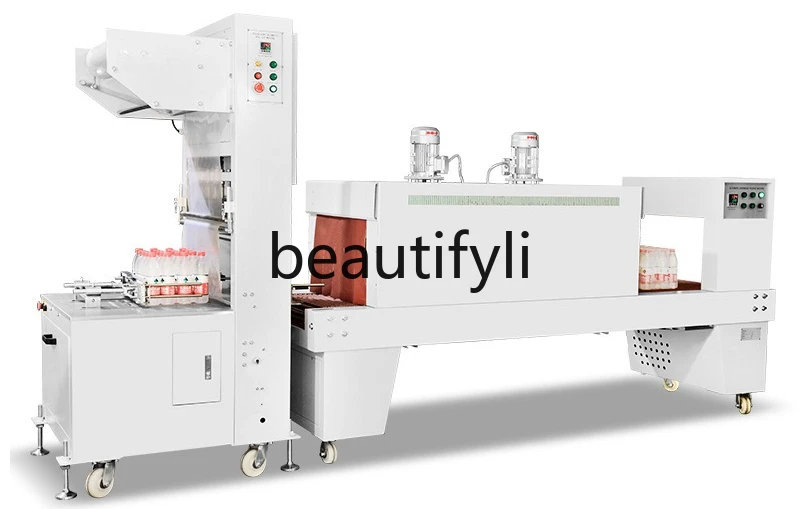 Confezionatrice per film termoretraibile in PE completamente automatica a manicotto, grande cartone personalizzato per bevande, acqua minerale, birra