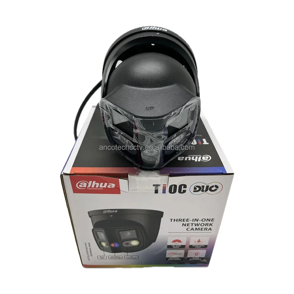 Ready to ship Dahua TIOC DUO Camera IPC-PDW3849-A180-AS-PV-Black 2x4MP Fixed-focal Eyeball WizSense Network Camera