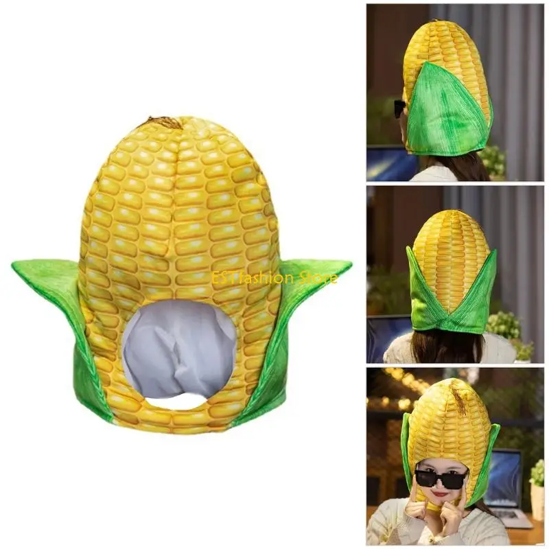 Y5GC Corn Photo Prop Headpiece Adjustable Hat For Kids Photography Party