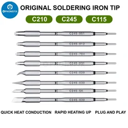 PHONEFIX OEM JBC C115 C210 C245 Soldering iron Tips For JBC/I2C/Jabe/Aixun/Aifen/SUGON/GVM Soldering Station Repair Welding Tool