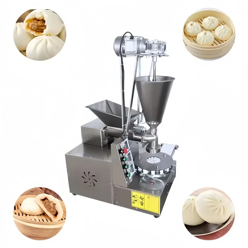 آلة صنع الكعك الأوتوماتيكية على البخار مومو ملء كعكة محشوة آلة تشكيل باو آلة صنع باوزي
