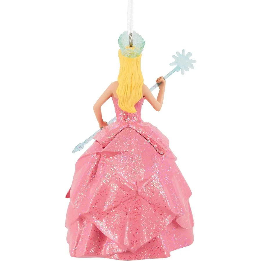 هدايا فيلم زينة عيد الميلاد من Hallmark Wicked Glinda مثالية لزينة العطلات ومحبي الفيلم الفريد القابل للتجميع D #2