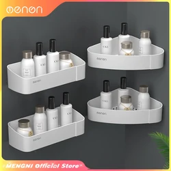MENGNI Bathroom Shelf Kitchen Storage Organizer Shampoo Rack Shower Shelf Bathroom Accessories No Drill Shelf