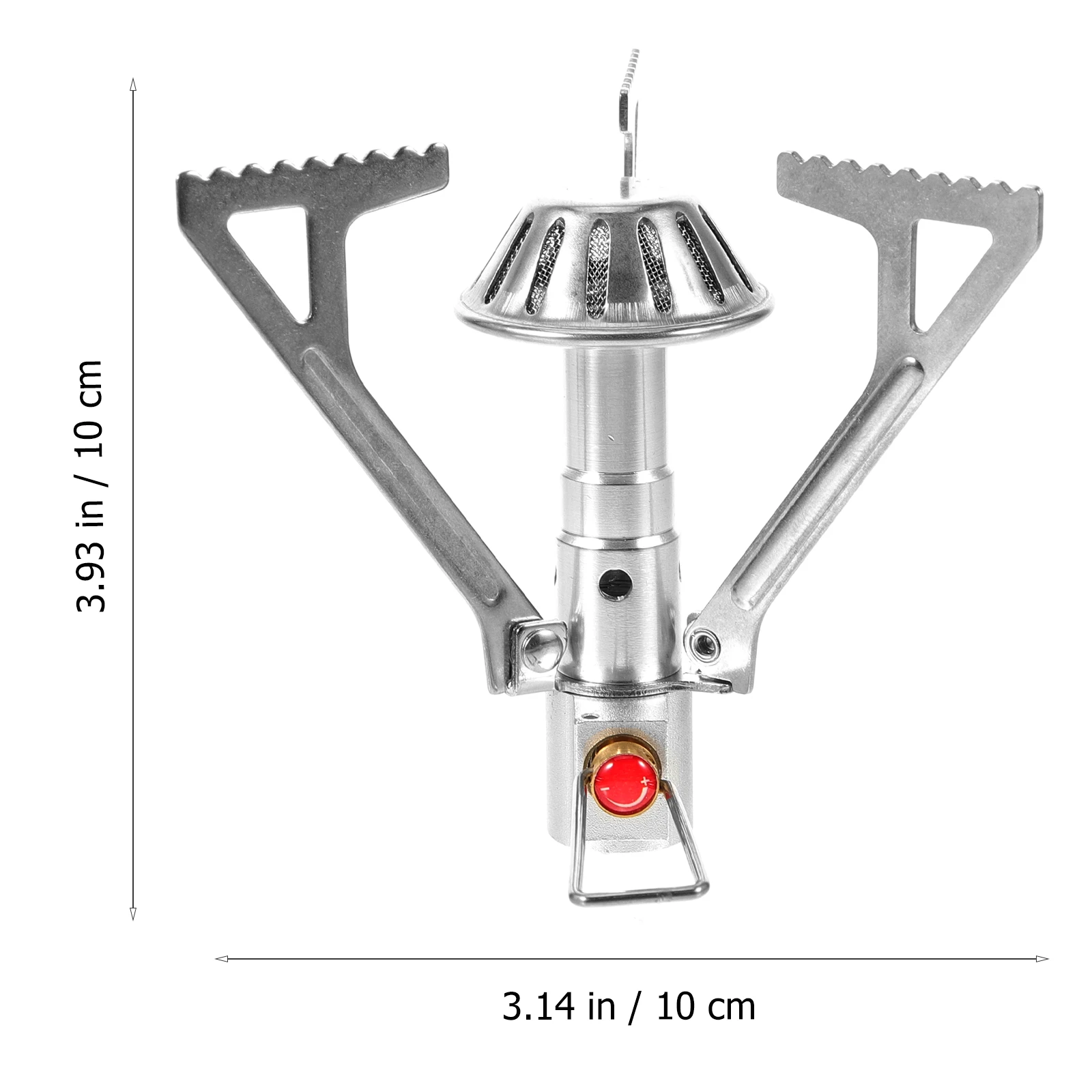 

Outdoor Stove Portable Mini Stainless Steel Camping Gas Cooker Foldable Picnic Stove 2000W High Power Double for Hiking