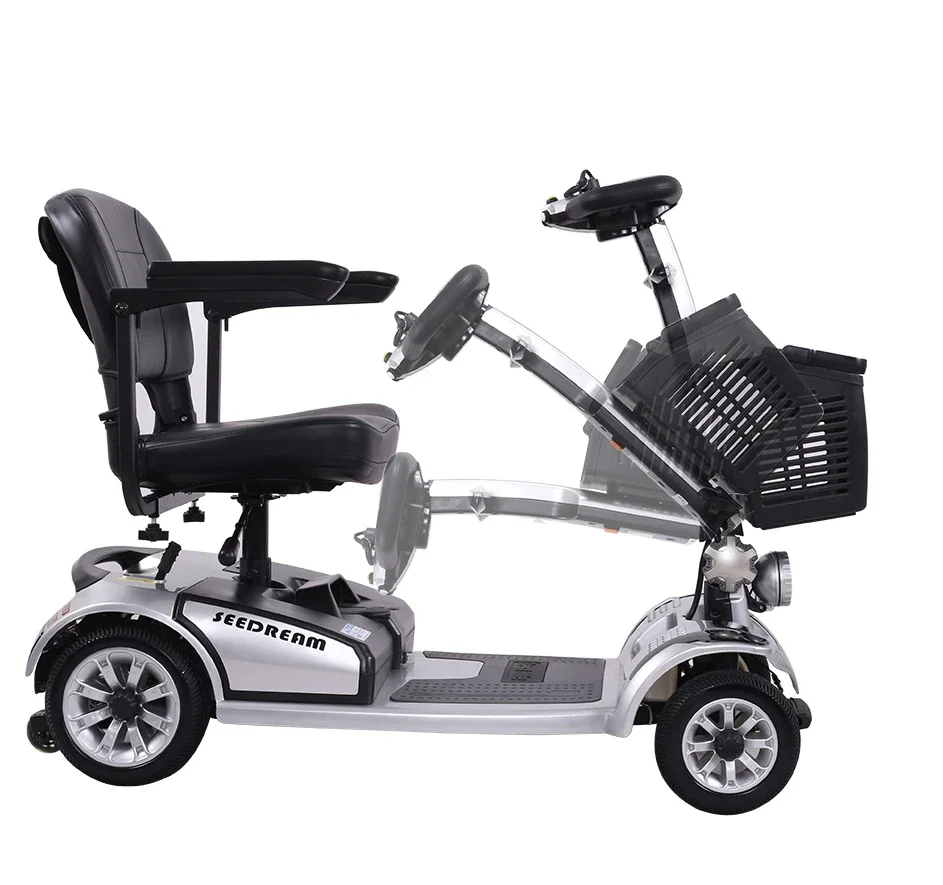 

Foldable Electric golf carts with golf bag trolley mobility scooter