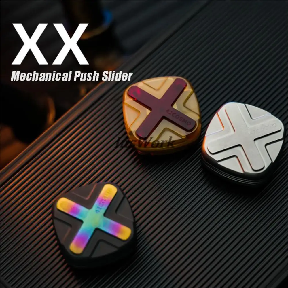 42COSMO XX Mechanical Push Slider Slider Fidget Toy Finger Spinner Anxiety Toys