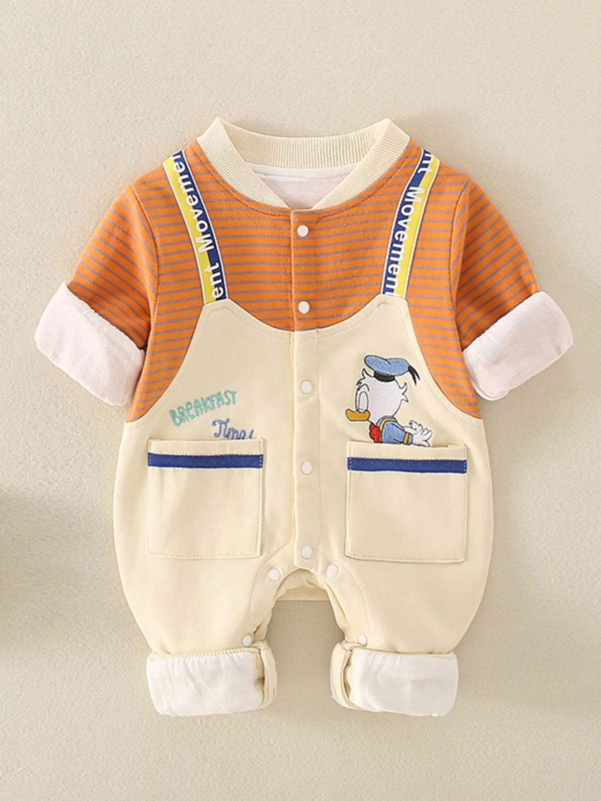 

Милый детский костюм Rer, осенний наряд, длинная верхняя одежда с мультяшным ремнем, одежда для малышей, хлопковый материал для 7-летнего ребенка